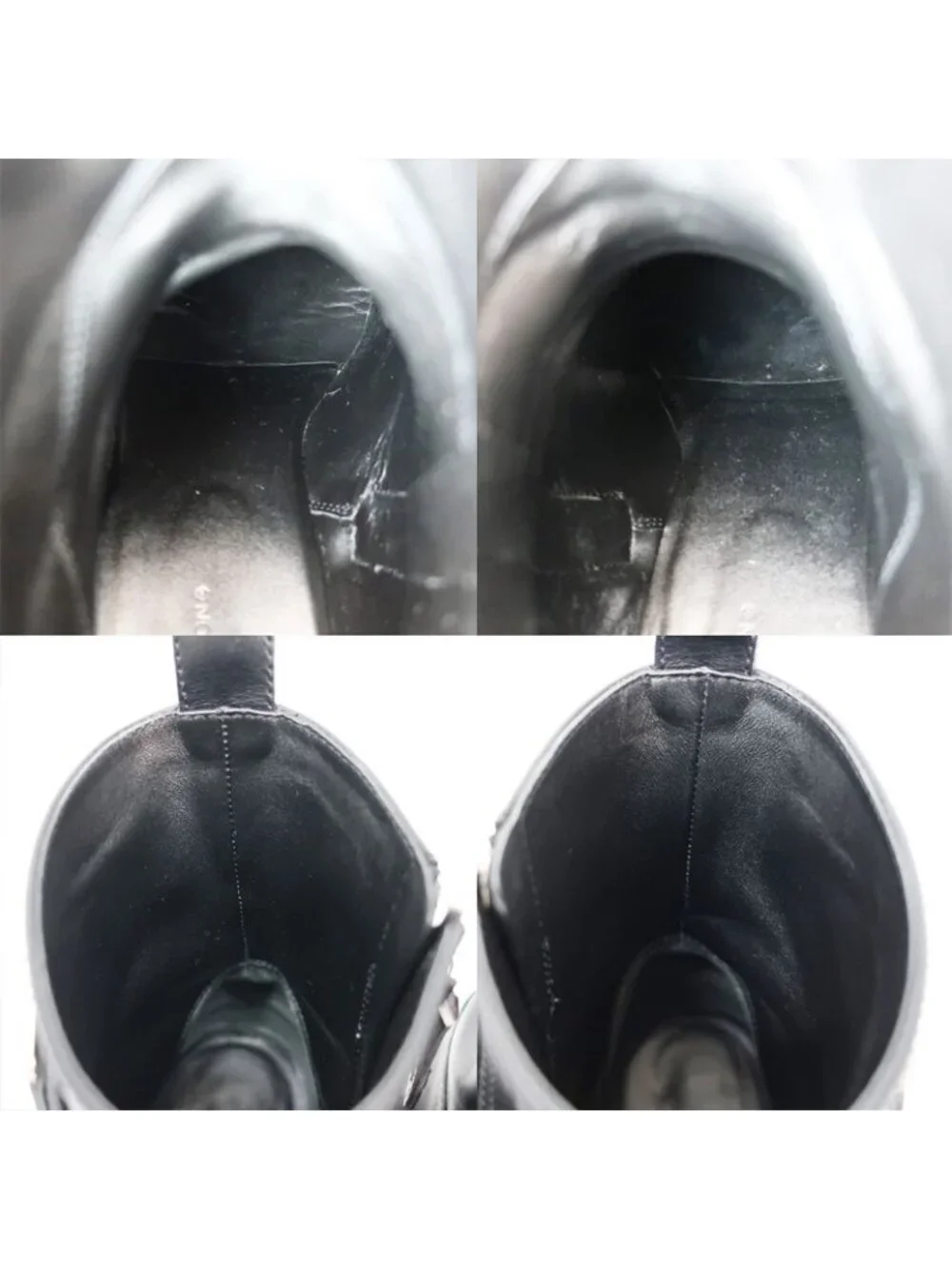 Louis Vuitton Boots Waist Side Line Black Short Leather - Picture 6 of 10